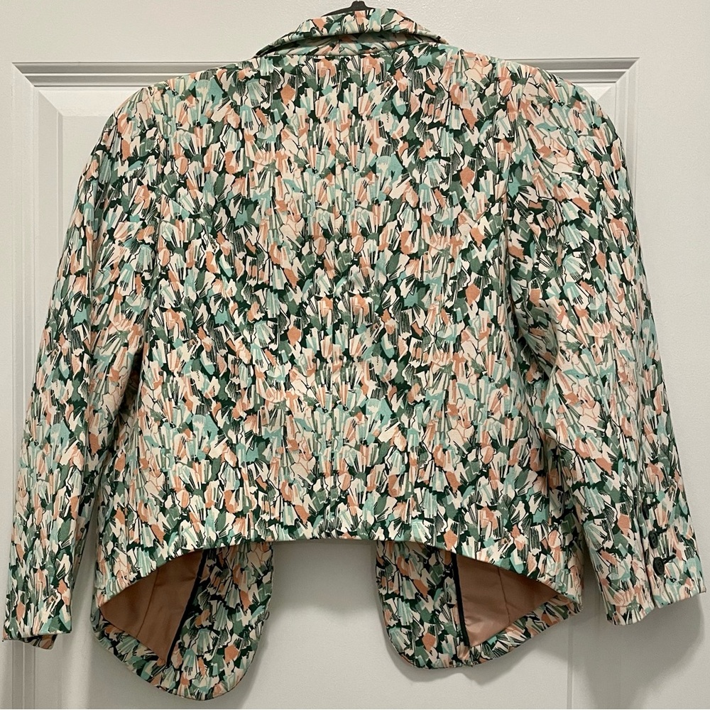 H&M Cropped Patterned Blazer - Picture 4 of 4